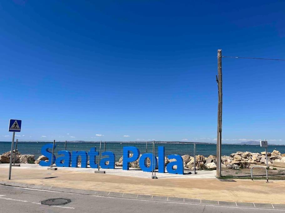 Apartamento Con Preciosas Vistas A Pie De Playa Санта Пола Екстериор снимка
